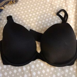 Black VS Bra.